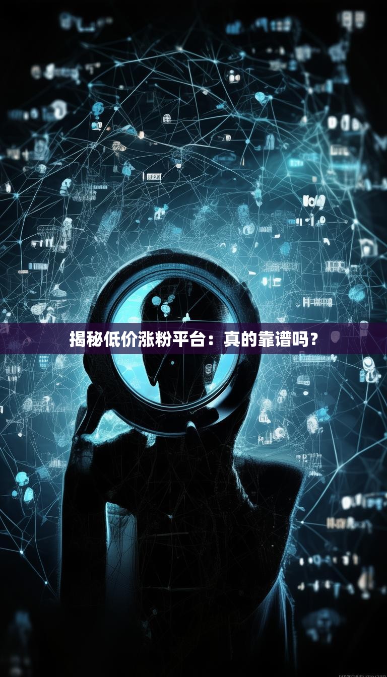 揭秘低价涨粉平台:真的靠谱吗?