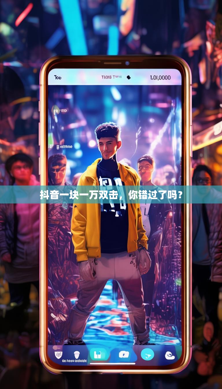 抖音一块一万双击,你错过了吗?
