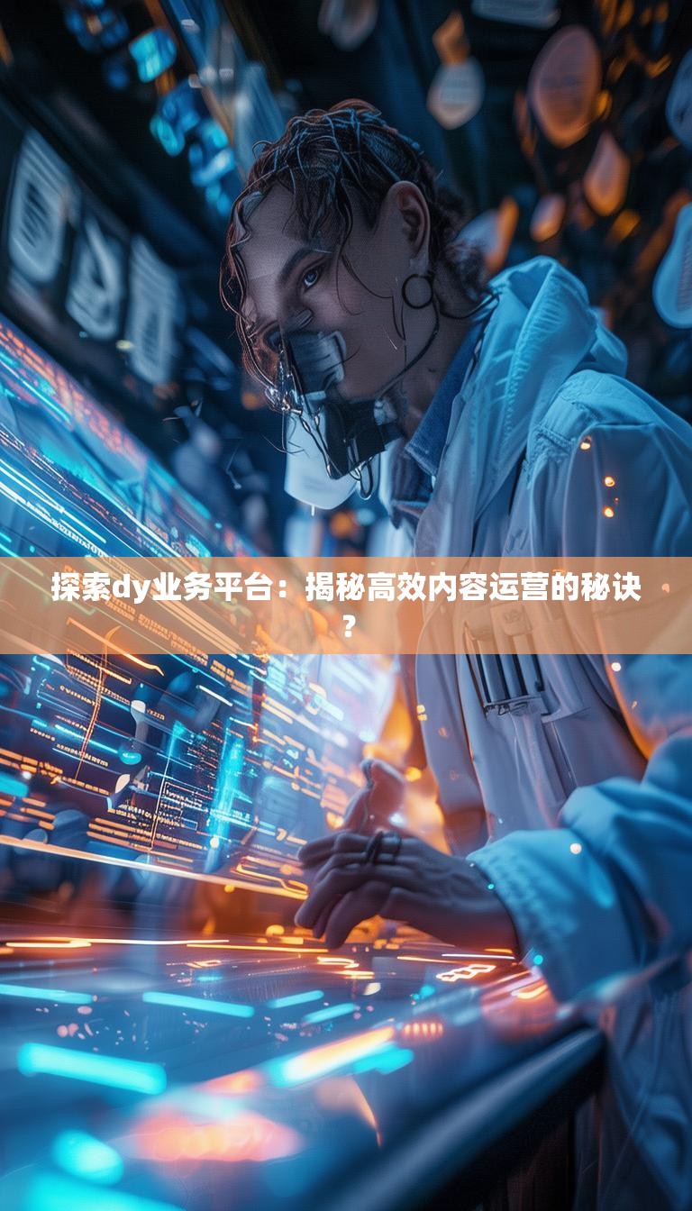 探索dy业务平台：揭秘高效内容运营的秘诀？