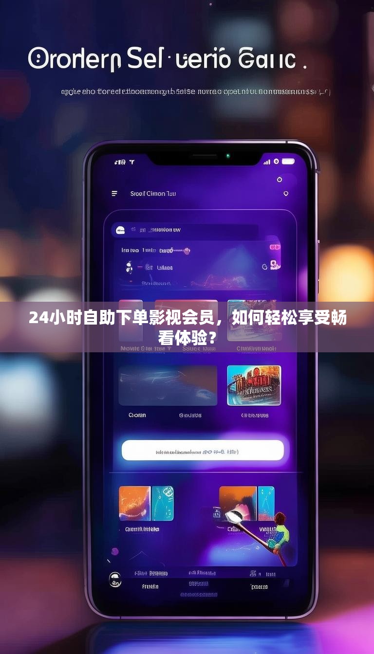 24小时自助下单影视会员，如何轻松享受畅看体验？
