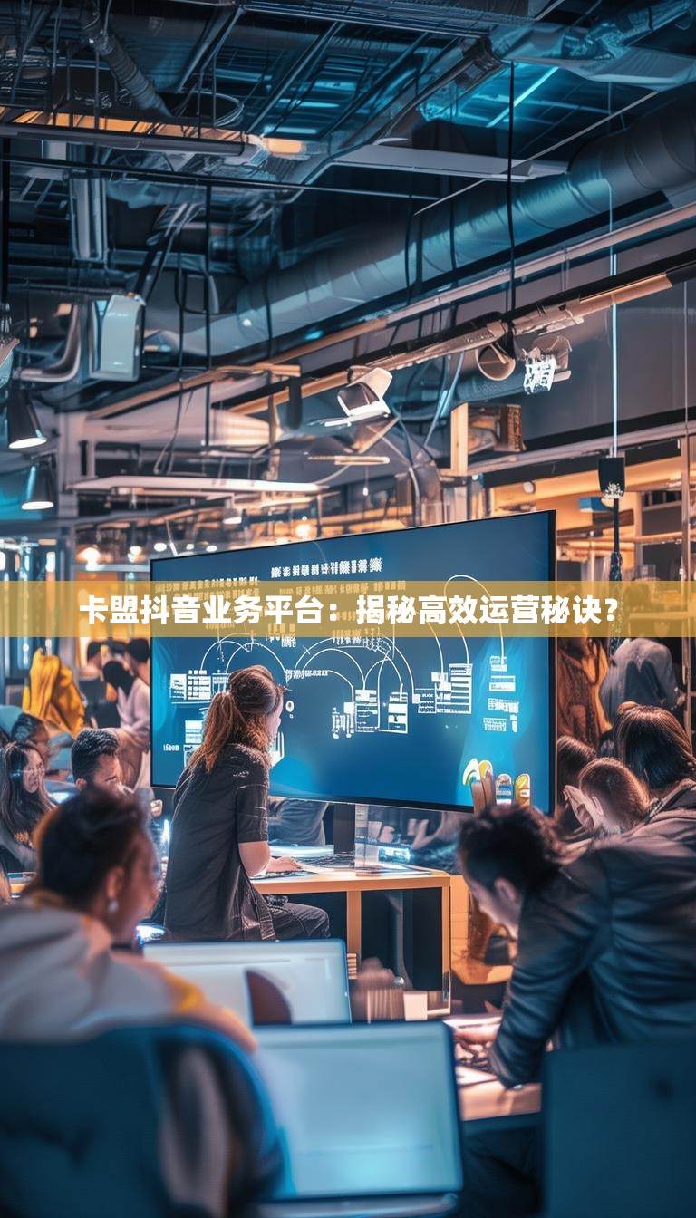 卡盟抖音业务平台：揭秘高效运营秘诀？