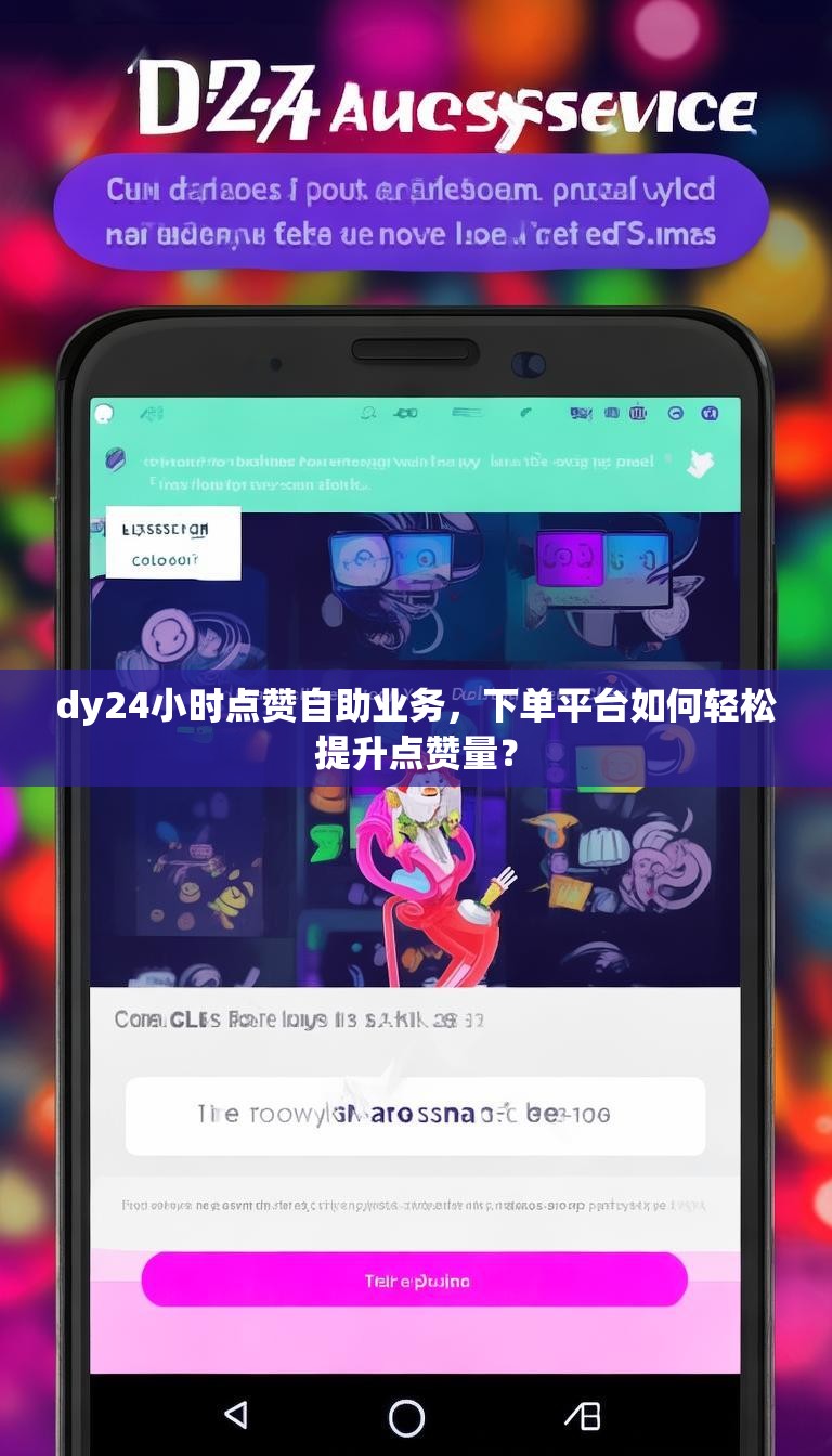 dy24小时点赞自助业务，下单平台如何轻松提升点赞量？