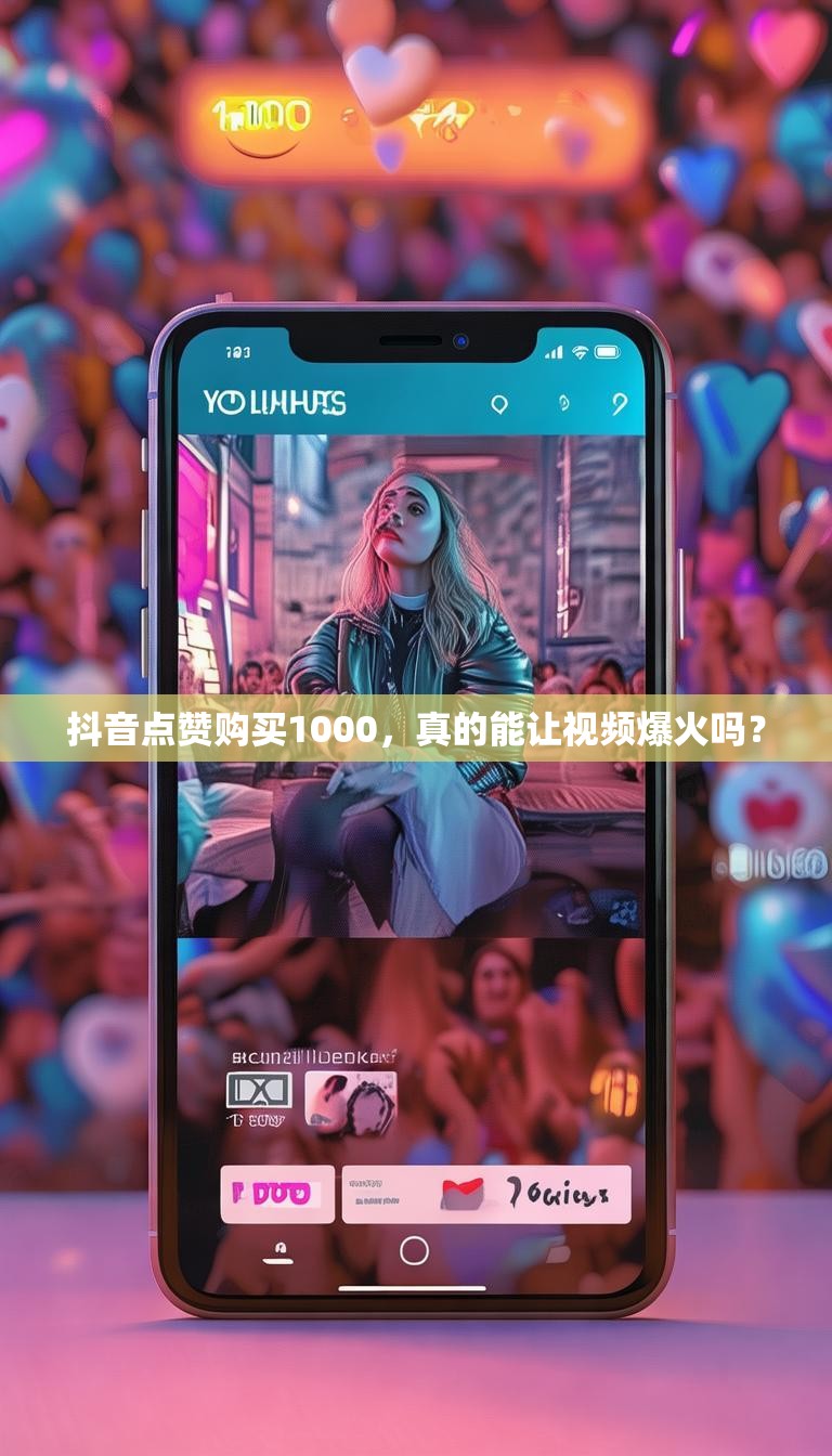 抖音点赞购买1000，真的能让视频爆火吗？