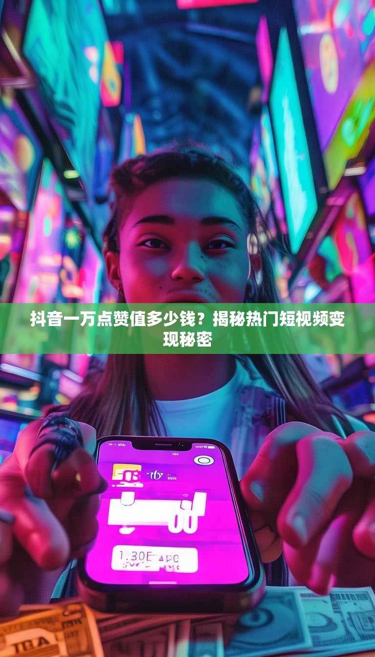 抖音一万点赞值多少钱?揭秘热门短视频变现秘密