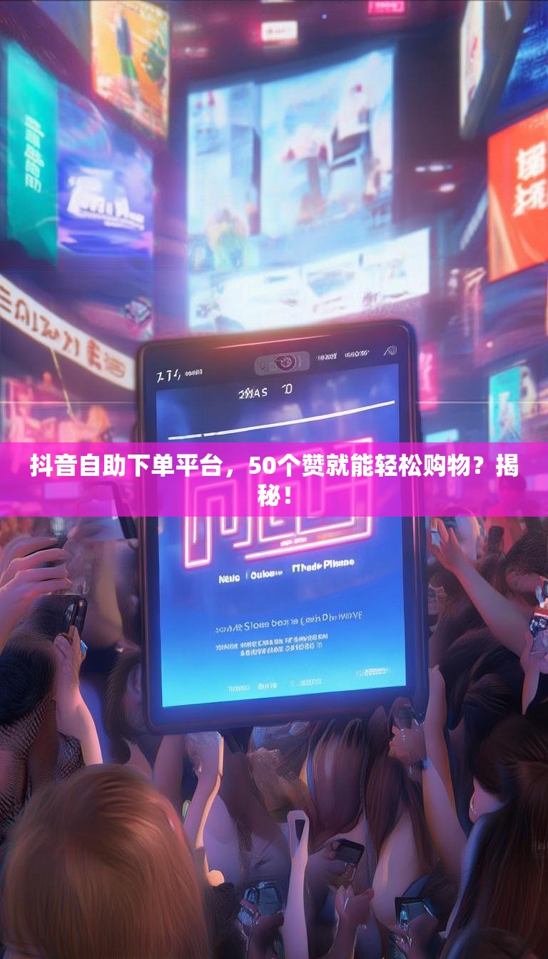 抖音自助下单平台，50个赞就能轻松购物？揭秘！