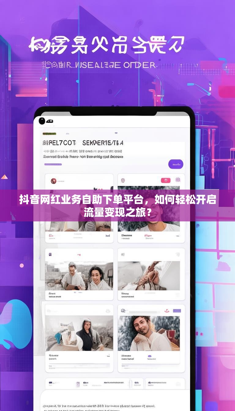 抖音网红业务自助下单平台，如何轻松开启流量变现之旅？