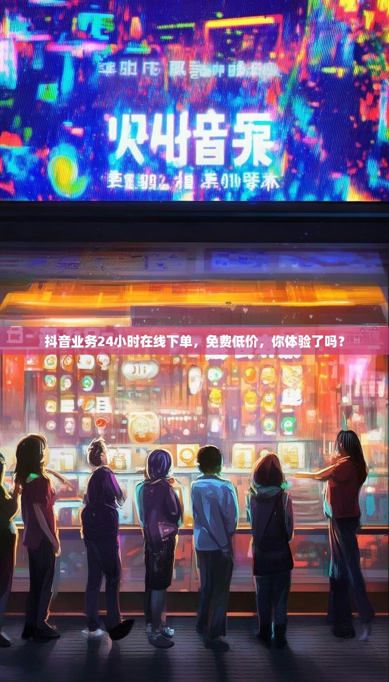 抖音业务24小时在线下单，免费低价，你体验了吗？