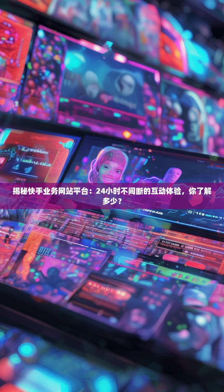 揭秘快手业务网站平台：24小时不间断的互动体验，你了解多少？
