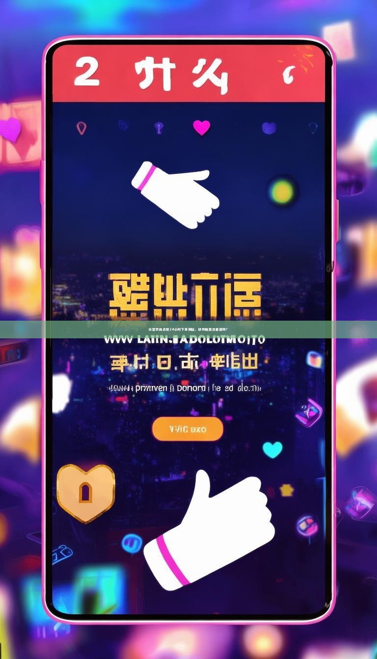 抖音在线点赞24小时下单网址，秒到账真的靠谱吗？