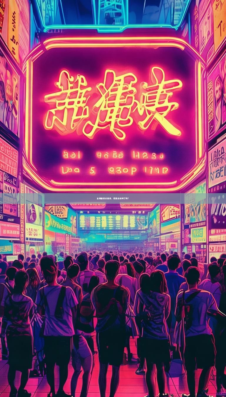 全网最低价服务，你真的找到了吗？