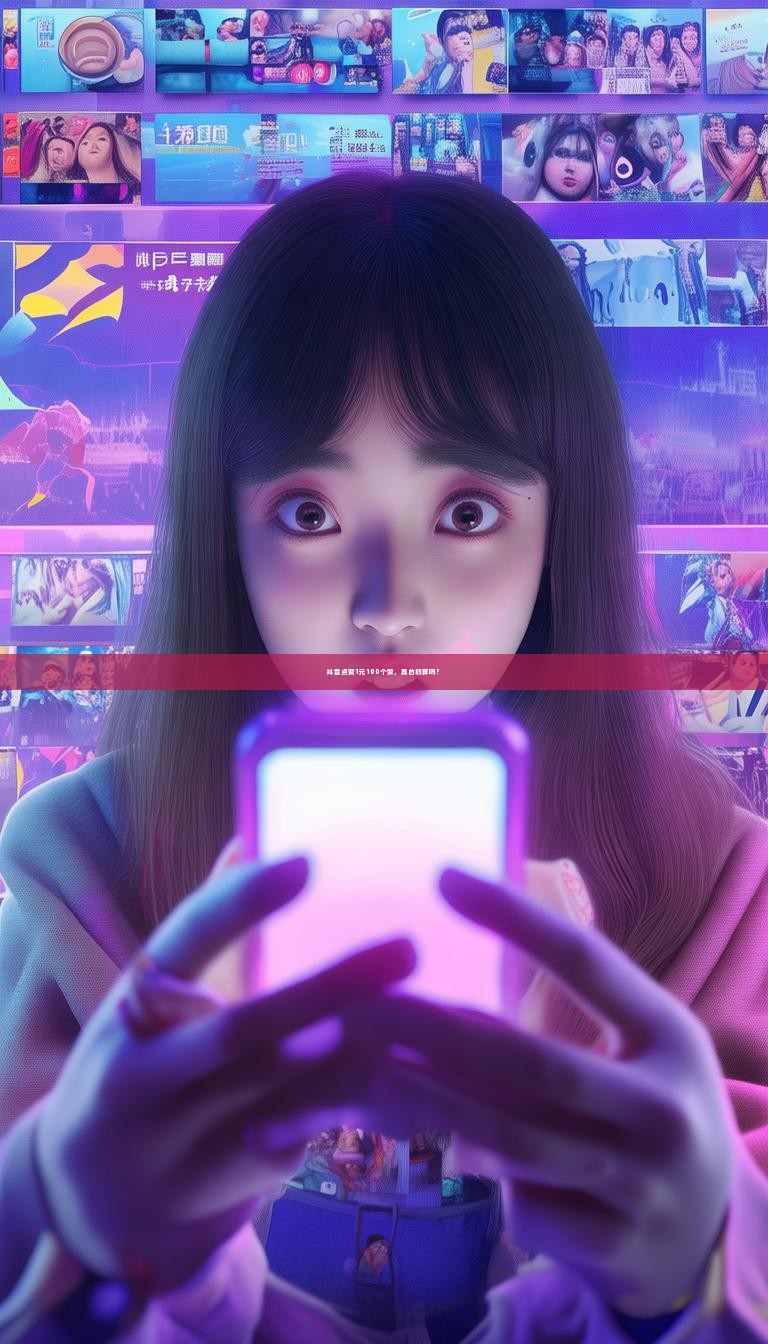 抖音点赞1元100个赞，真的划算吗？