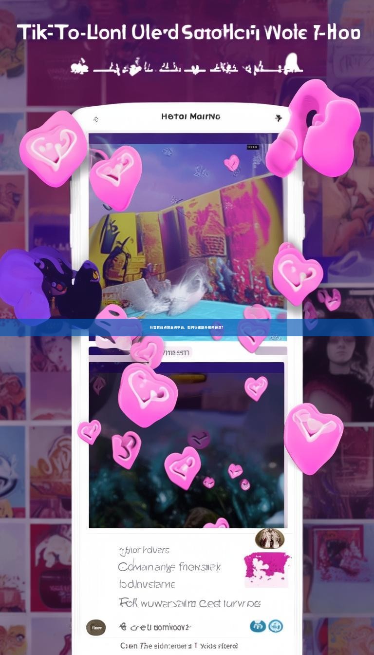 抖音在线点赞业务平台，如何快速提升视频热度？