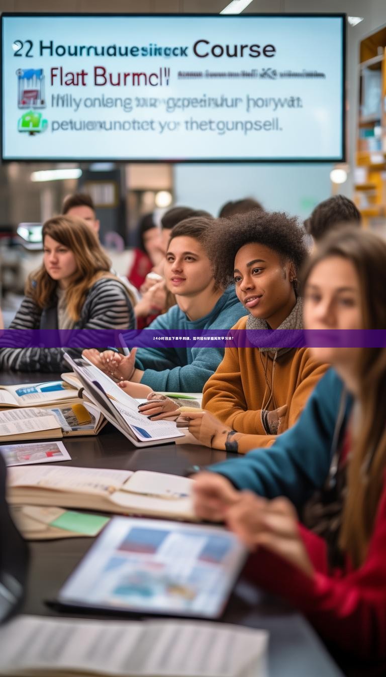 24小时自主下单平刷课，如何轻松掌握高效学习法？