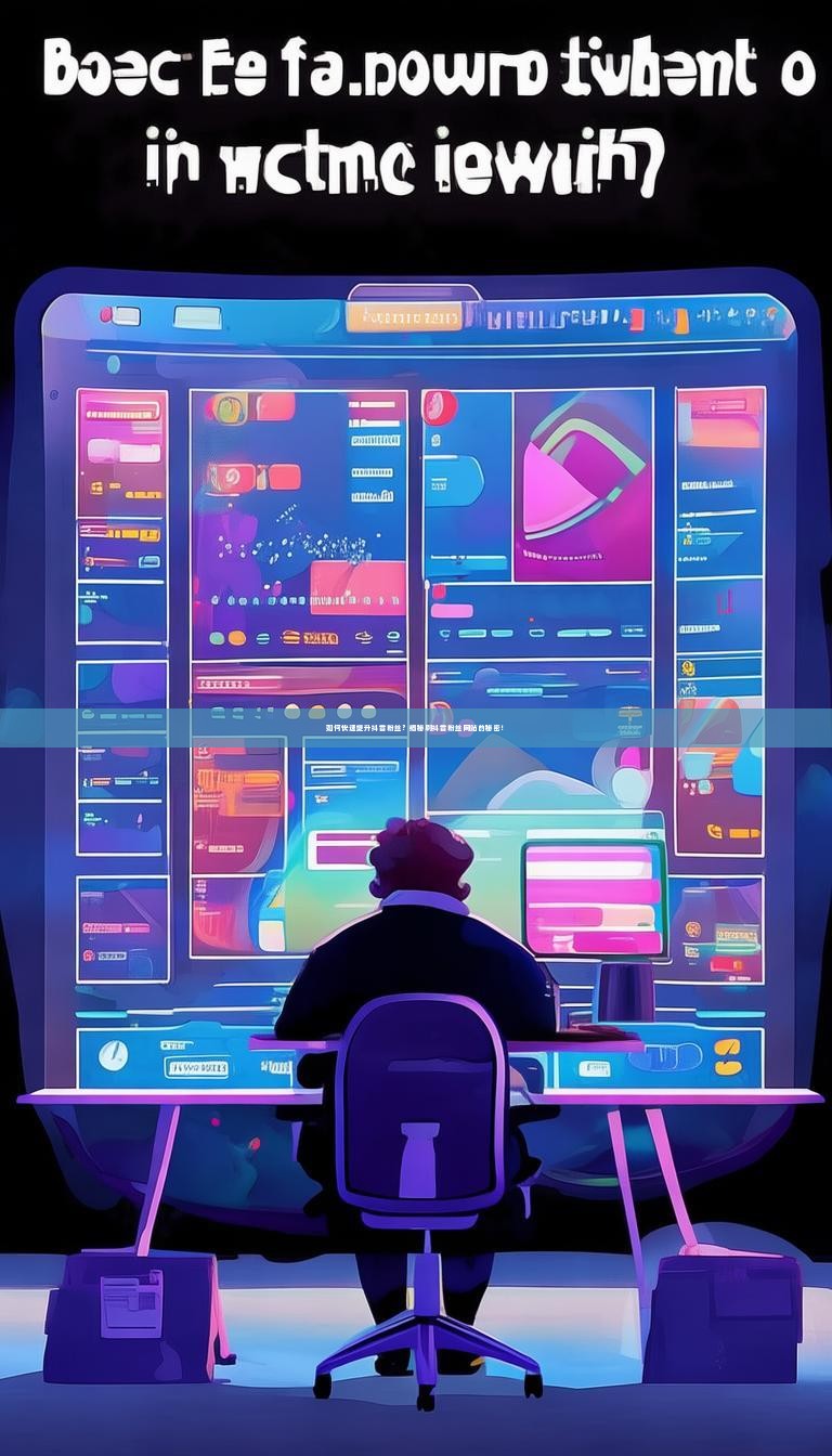 如何快速提升抖音粉丝？揭秘刷抖音粉丝网站的秘密！