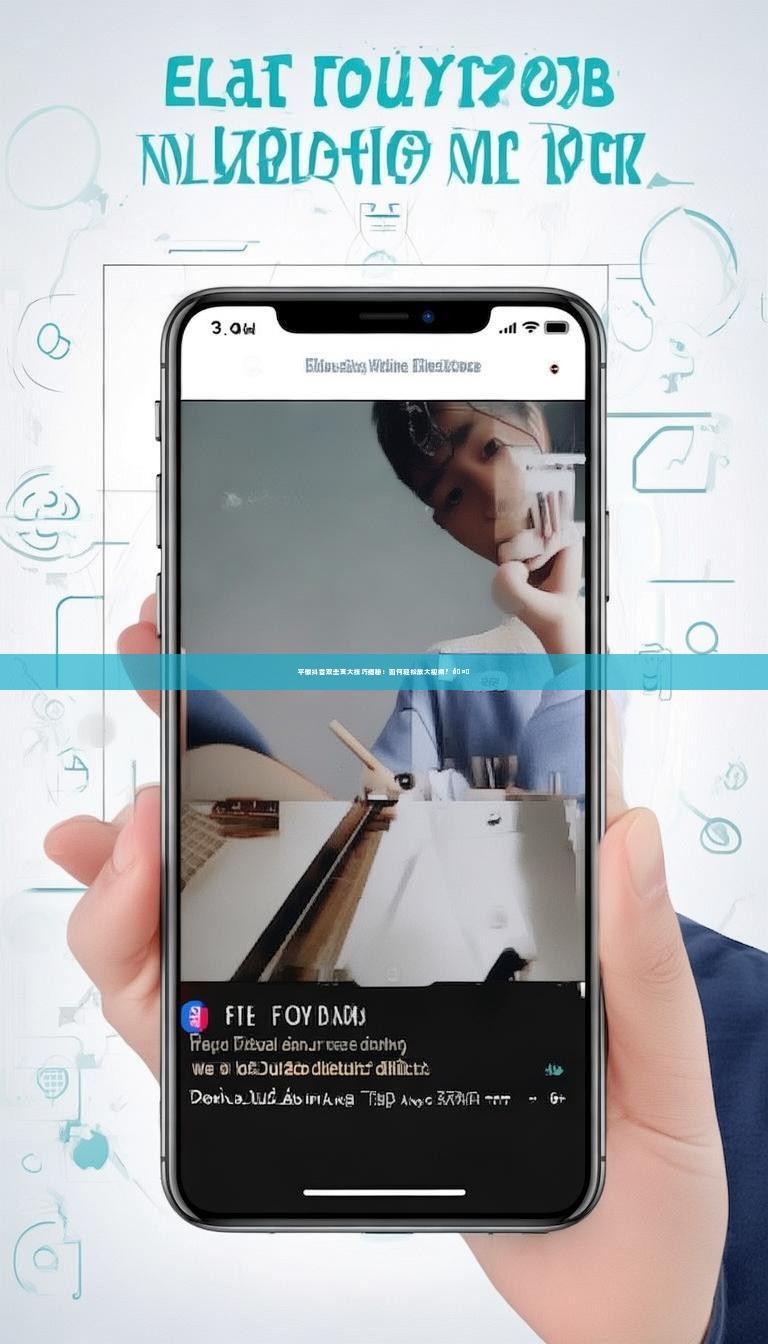 平板抖音双击变大技巧揭秘：如何轻松放大视频？🤔