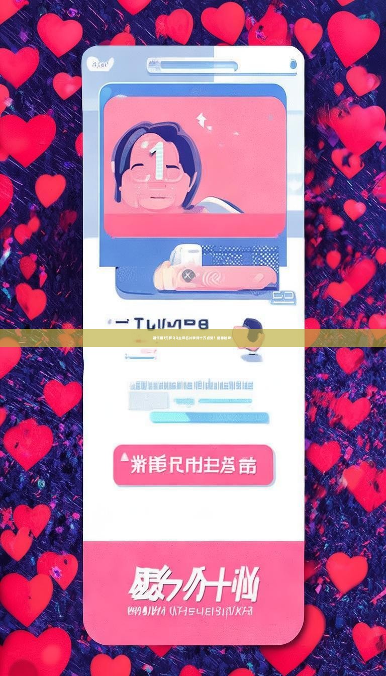 如何用1元在QQ主页名片获得十万点赞？揭秘秘诀！