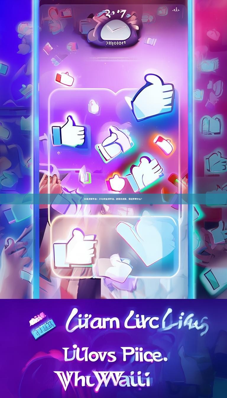 详细阅读:抖音点赞平台:24小时业务平台,超低价点赞,你还在等什么? 抖音点赞平台:24小时业务平台,超低价点赞,你还在等什么?