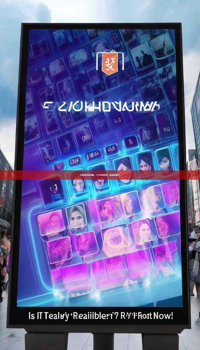 抖音粉丝自助网址，24小时超低价，真的靠谱吗？