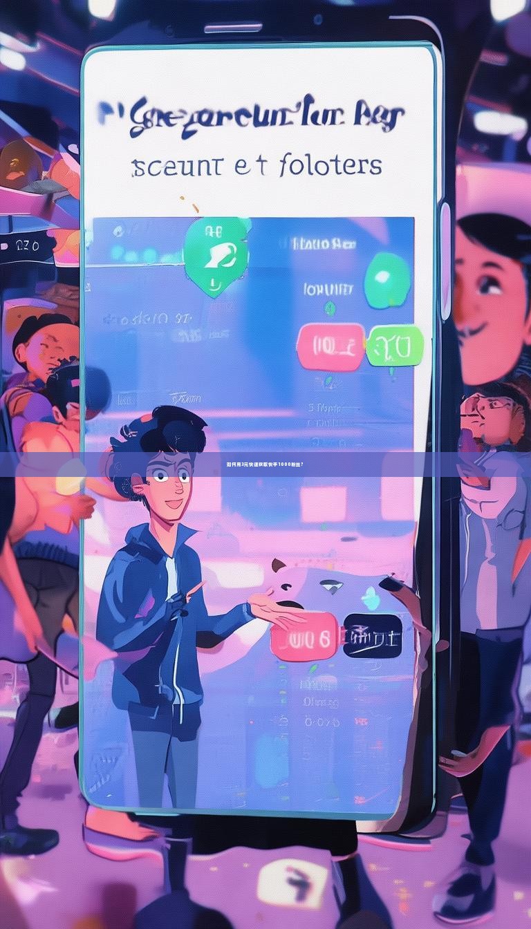 如何用3元快速获取快手1000粉丝？