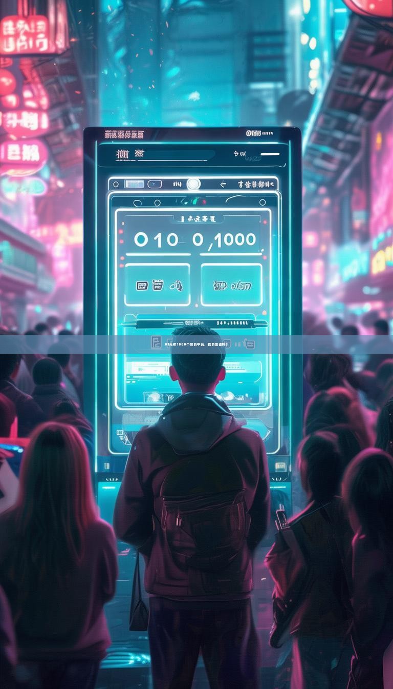 01元买1000个赞的平台，真的靠谱吗？