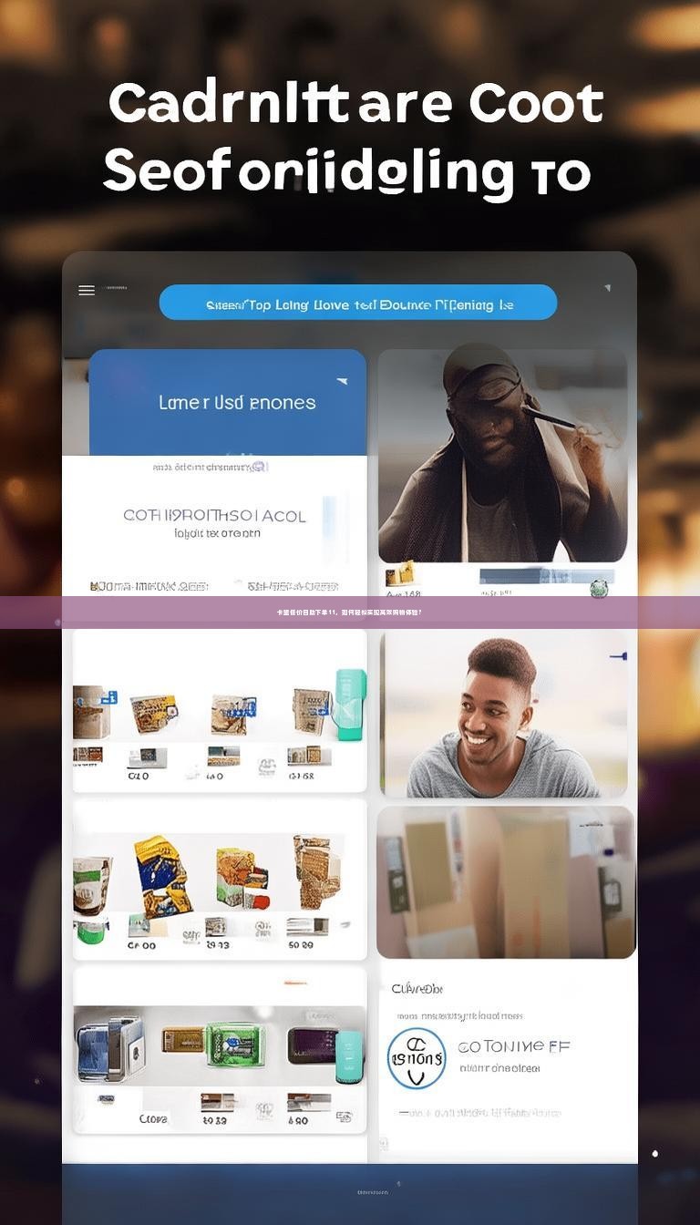 卡盟低价自助下单tt，如何轻松实现高效购物体验？