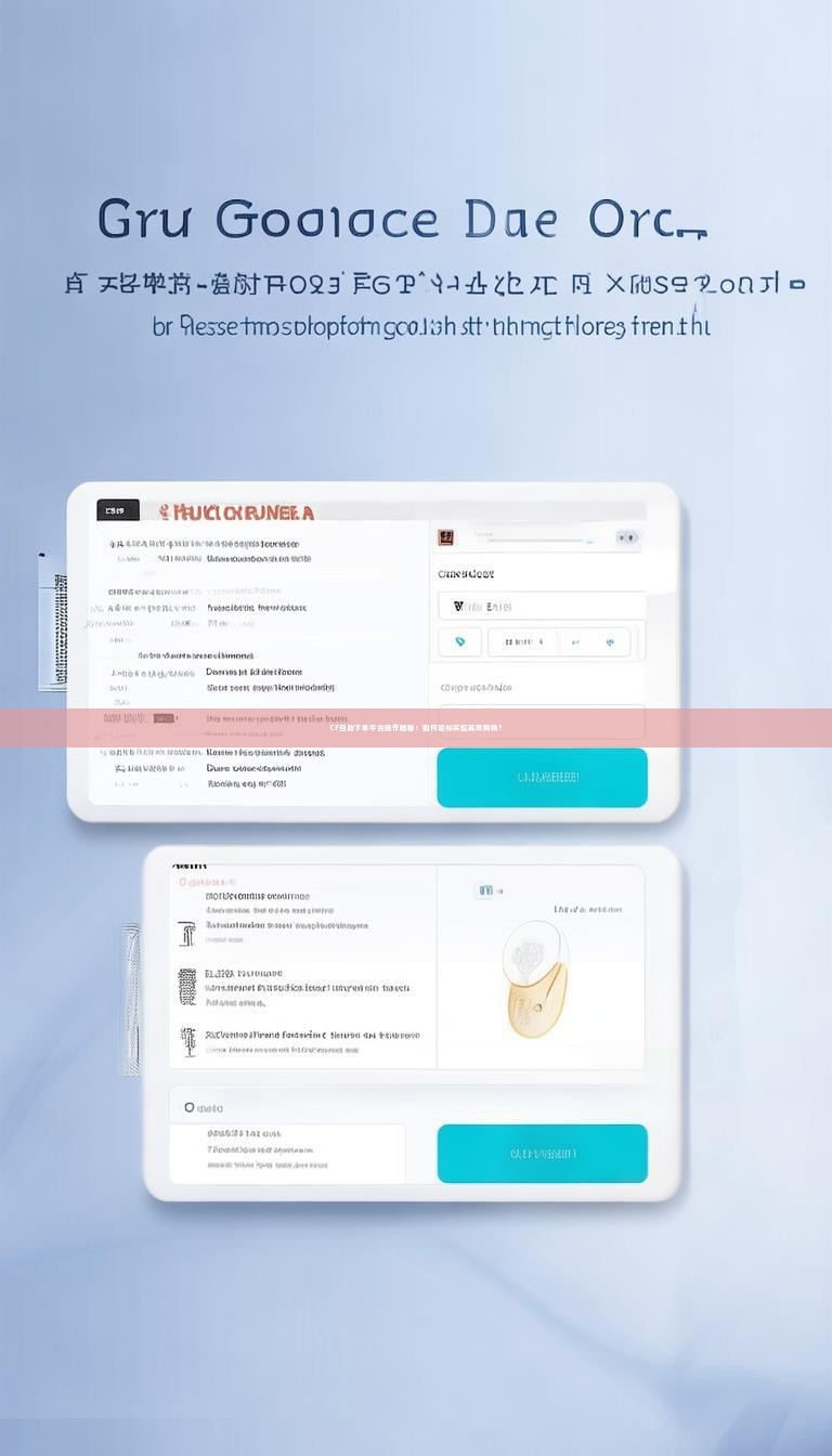详细阅读:CF自助下单平台操作揭秘:如何轻松实现高效购物? CF自助下单平台操作揭秘:如何轻松实现高效购物?