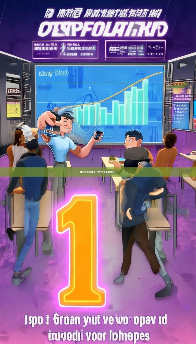 如何1元轻松涨粉丝1000个？揭秘涨粉秘诀！