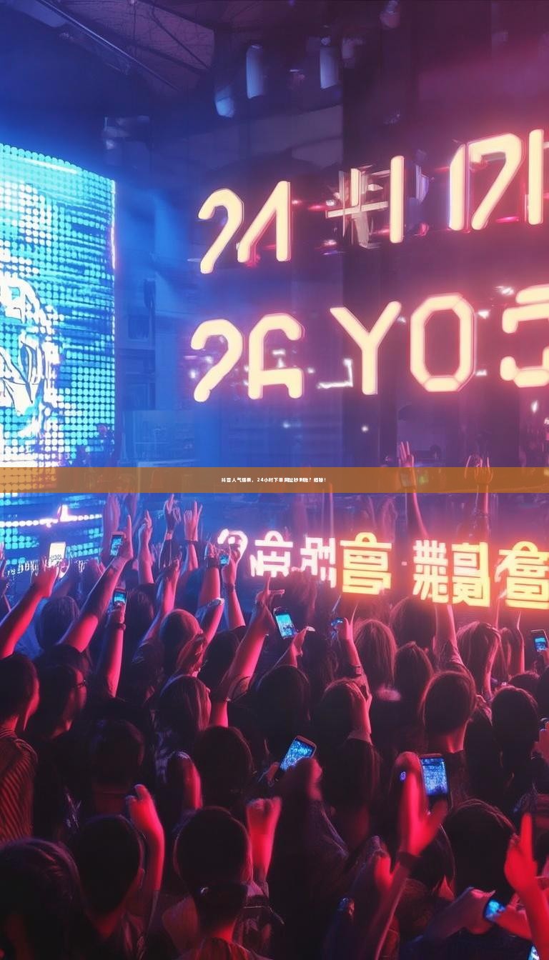 抖音人气爆表，24小时下单网址秒到账？揭秘！